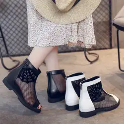 Лето 2019, женская обувь на танкетке, сандалии, теннисные туфли из сетчатого материала на платформе, обувь в стиле «хип-хоп», женская обувь, Tenis
