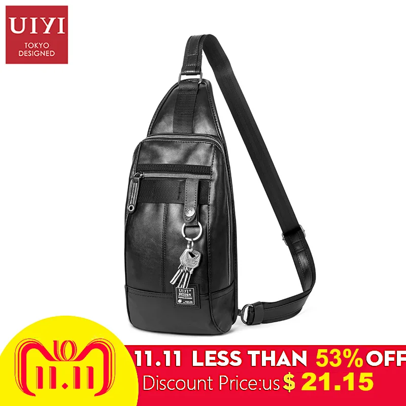 

UIYI New Casual Crossbody Bags Messenger Chest Bag Pack Anti-thief multifunctional Nylon Single Shoulder Strap Pack fashion bag