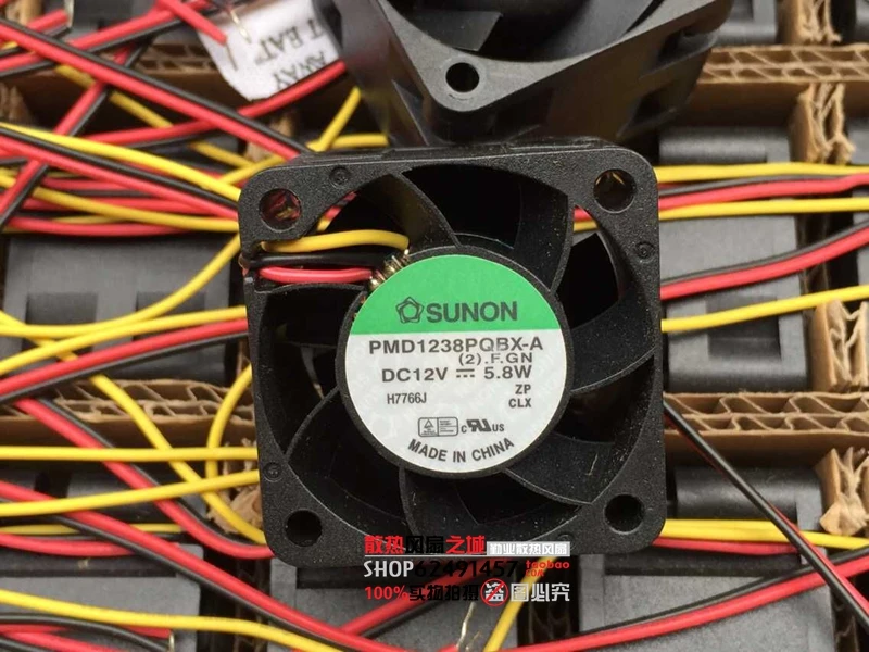 SUNON 3 проводный вентилятор 38 мм 3828 12 в 5 8 вт 38*38*28 мм|speed fan|38mm fanfan sunon |
