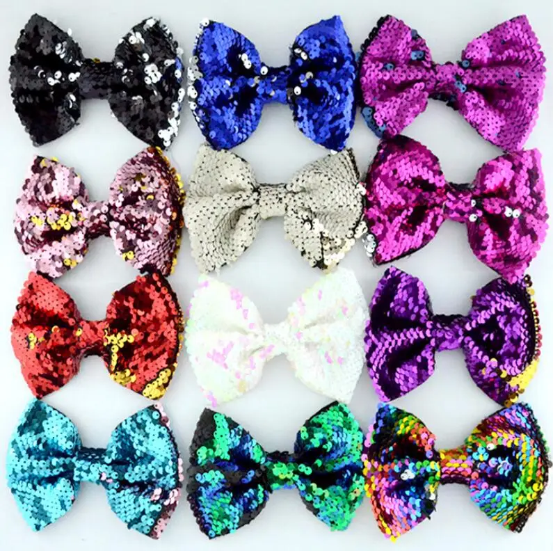 

Fashion Big Shinning Bowtie Shoes Decorations without Clip 10 Colors Available