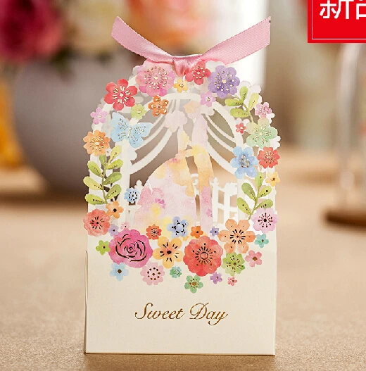 30pcs Wedding Gift Box Elegant White Luxury Guest 30pcs Wedding Gift Box Elegant White Luxury Guest Flower Bride Laser Cut Party Sweet