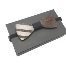 Деревянный галстук-бабочка бренд моды ручной работы деревянный лук Галстуки Галстук-Бабочка галстуки для мужчин геометрический деревянный галстук-бабочка галстук