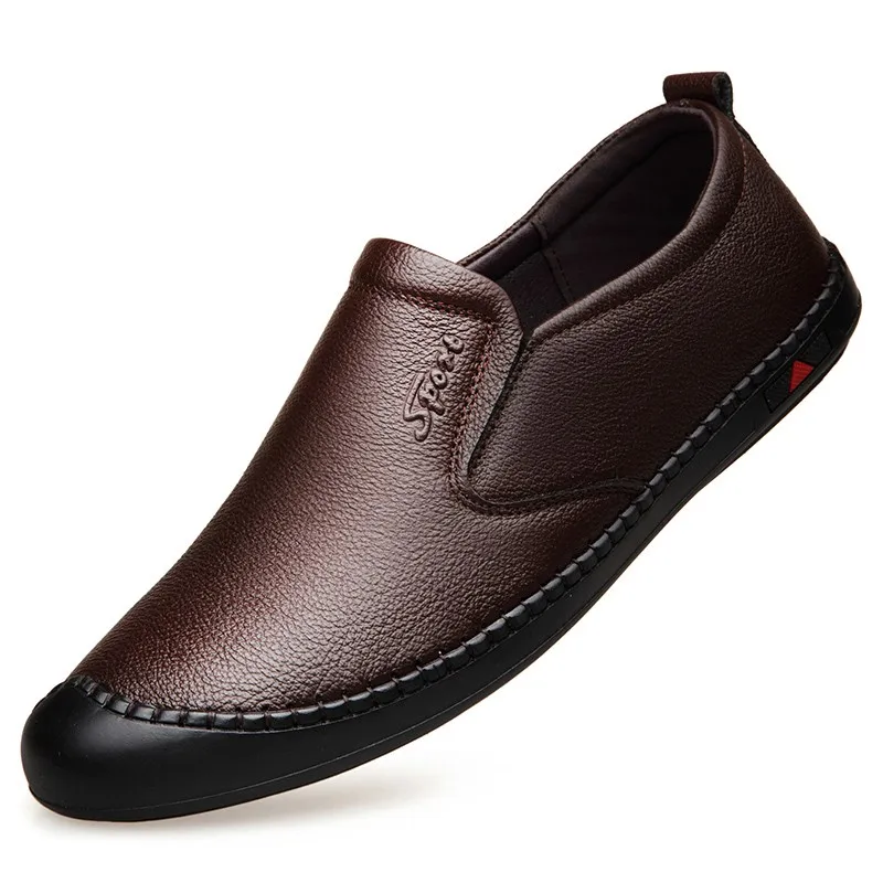 

2019 Hot Sale Men Loafers Sheepskin Leather Casual Shoes Men Flats Oxford Shoes For Men Driving Shoes Sneakers Men DB0129