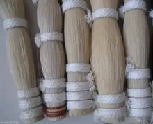 Free shipping 1kg horse hair 80-85cm Mongolian White Bow parts high quality