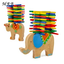 Montessori Kids Toys Educational Camel/Elephant Balancing Blocks Wooden Toys Beech Wood Balance Game Blocks Gift For Child