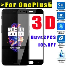 Cuusey 3D закаленное Стекло для OnePlus 5 Экран протектор для один плюс 5 полный Экран покрытия 9 H HD Стекло пленка для одного plus5
