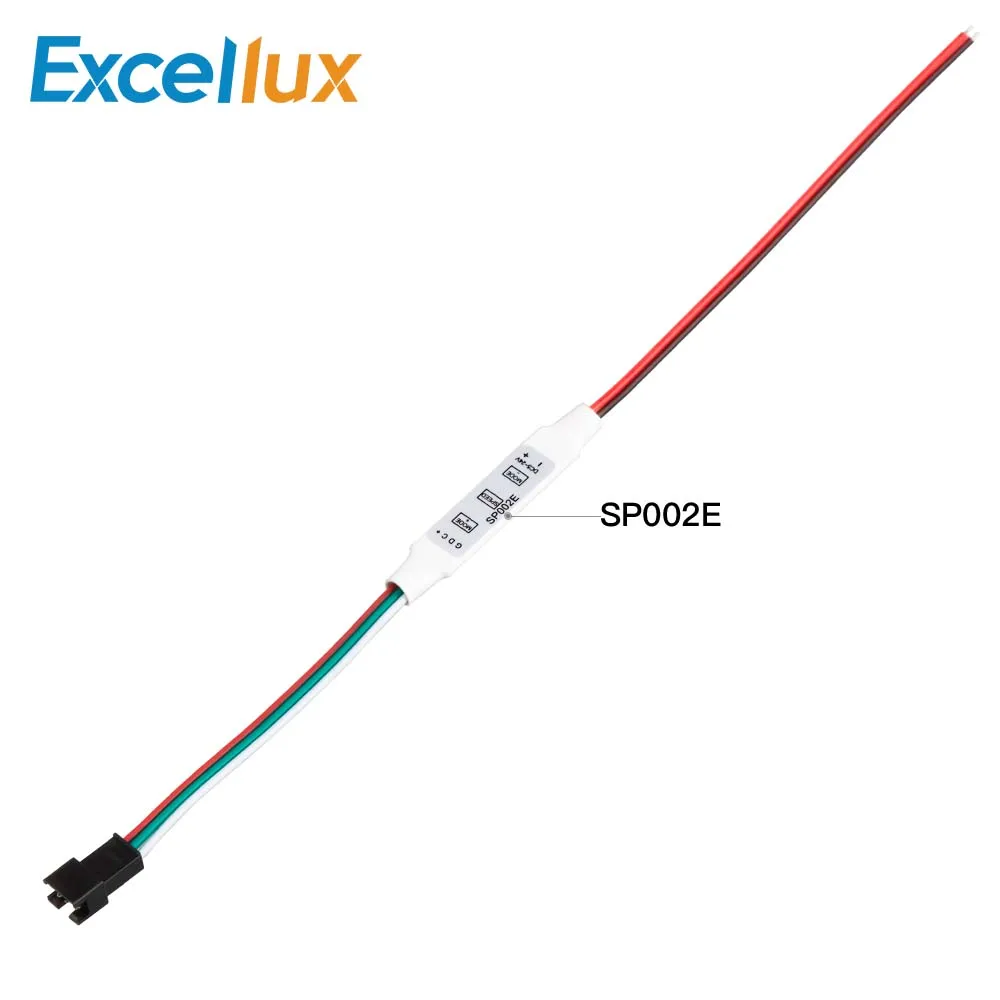 SP002E DC 5-24 V Mini 3 ключ WS2812 60 видов 600 светодиодный пиксельный контроллер для WS2812 RGB Светодиодные ленты 5050 RGB полосы света Цвет