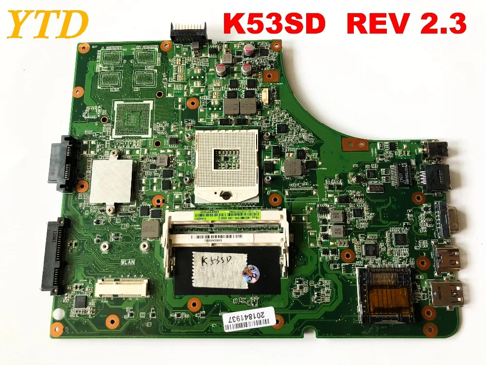 

Original for ASUS K53SD laptop motherboard K53SD REV 2.3 tested good free shipping