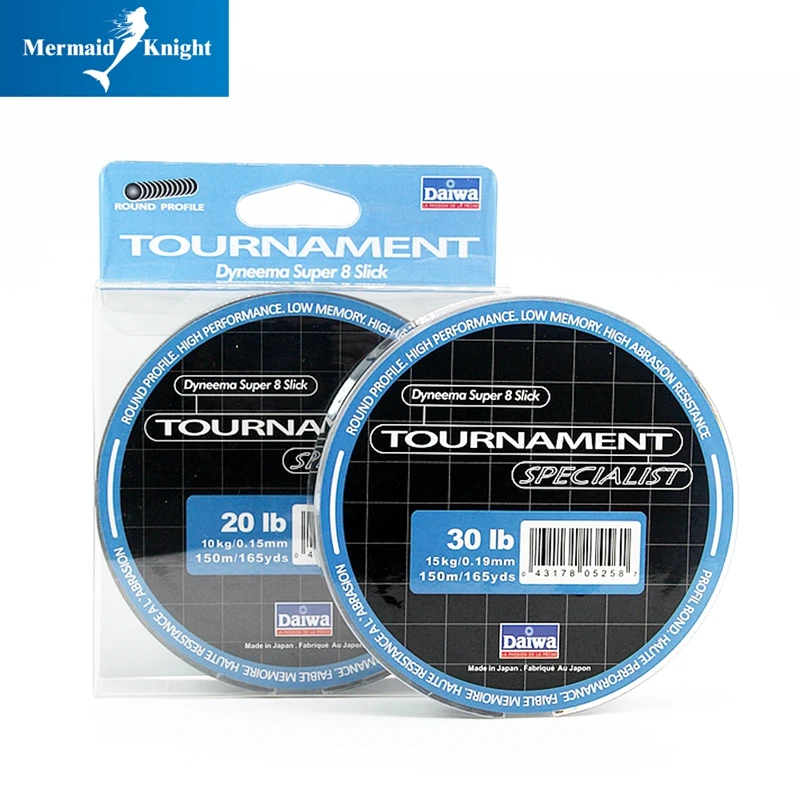 Linha de Pesca para a Pesca Linha de Pesca Daiwa Trançado pe Dawa 0.10.4mm Silck Japão 150 m 8