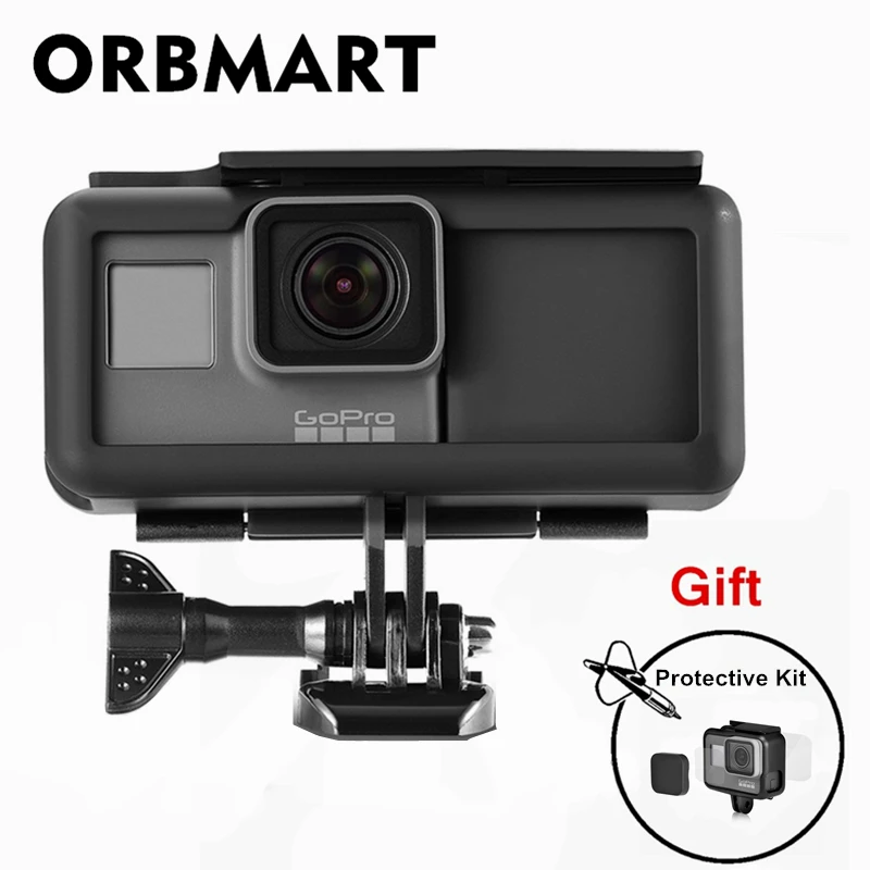 Goods  ORBMART Protective Housing Case Frame + 2300 mAh Battery Power Bank + Glass Screen Protector Kit Fo 