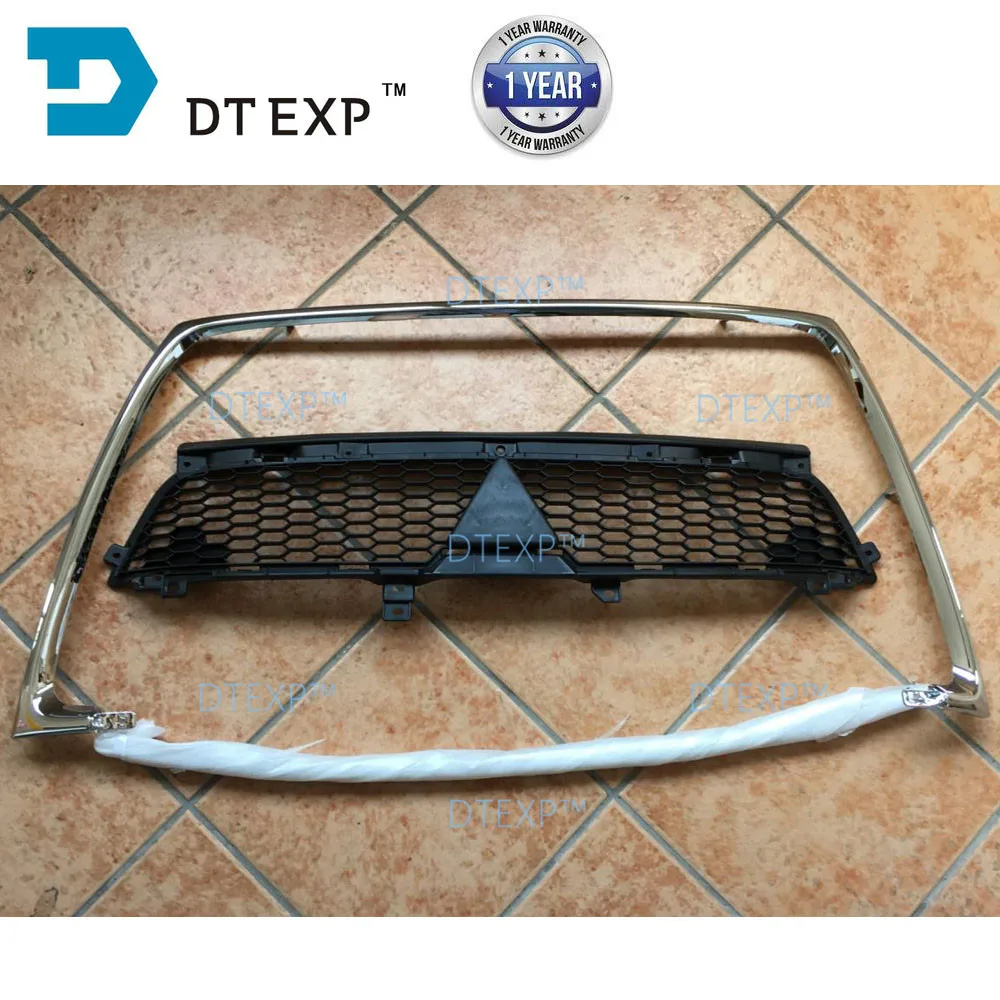 

2010-2012 rear license board airtrek 6400c703 chrome grille FOR outlander ex bumper net up down 6402a198 6402a199 airbag cover