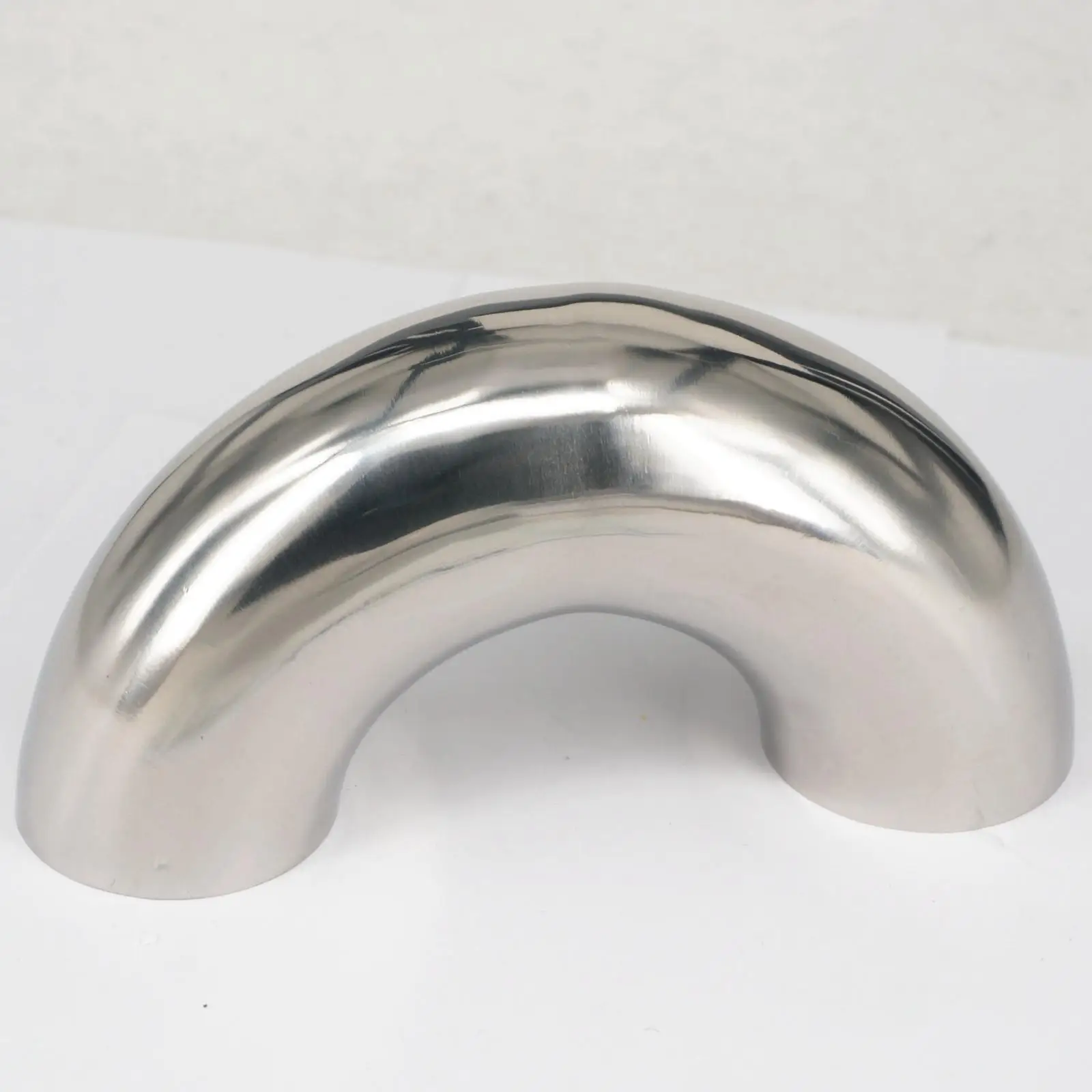 

51mm 2" O/D 304 Stainless Steel Sanitary Weld 180 Degree Bend Elbow Pipe Fitting For homebrew Dairy Product