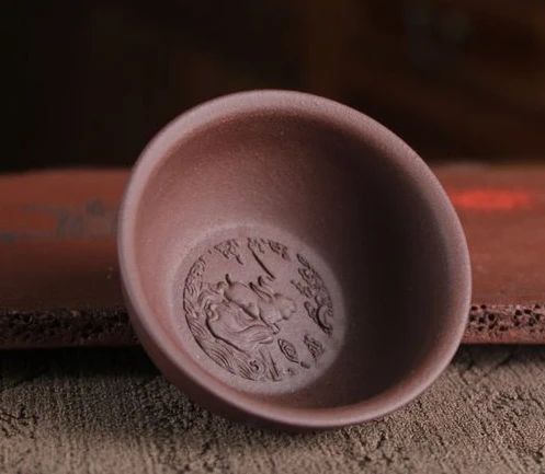 Исин фиолетовая глина руды sub 60 мл Пуэр чайная чашка маленькая чашка чашки Дракон Зодиак высокое качество teacup105 - Цвет: rabbit