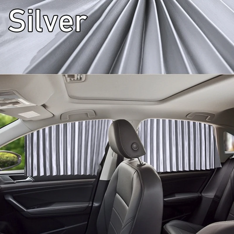 1 шт. Авто занавески, оконные крышки, наборы, универсальные выдвижные Авто шторы, оконный ролик, защита от солнца, защита от слепого блока