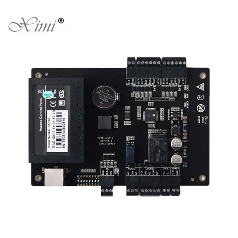 ZK C3-100 Intelligent One-door Two-Way Access Control Board C3 Access Control Panel Aceess Control System With TCP/IP RS232/485 ZK C3-100 Intelligent One-door Two-Way Access Control Board C3 Access Control Panel Aceess Control System With TCP/IP RS232/485