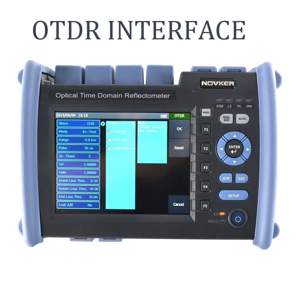 NOVKER SM OTDR NK6000-S1 1310/1550 35/33dB built