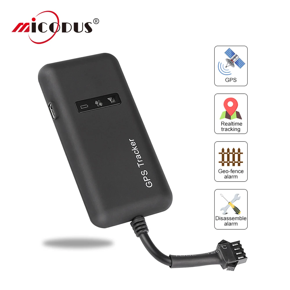 Mini gps tracker gt02a para carro, sistema de rastreamento de veículo em tempo real, relé cortado, óleo, combustível, alarme, aplicativo gratuito, gt02a
