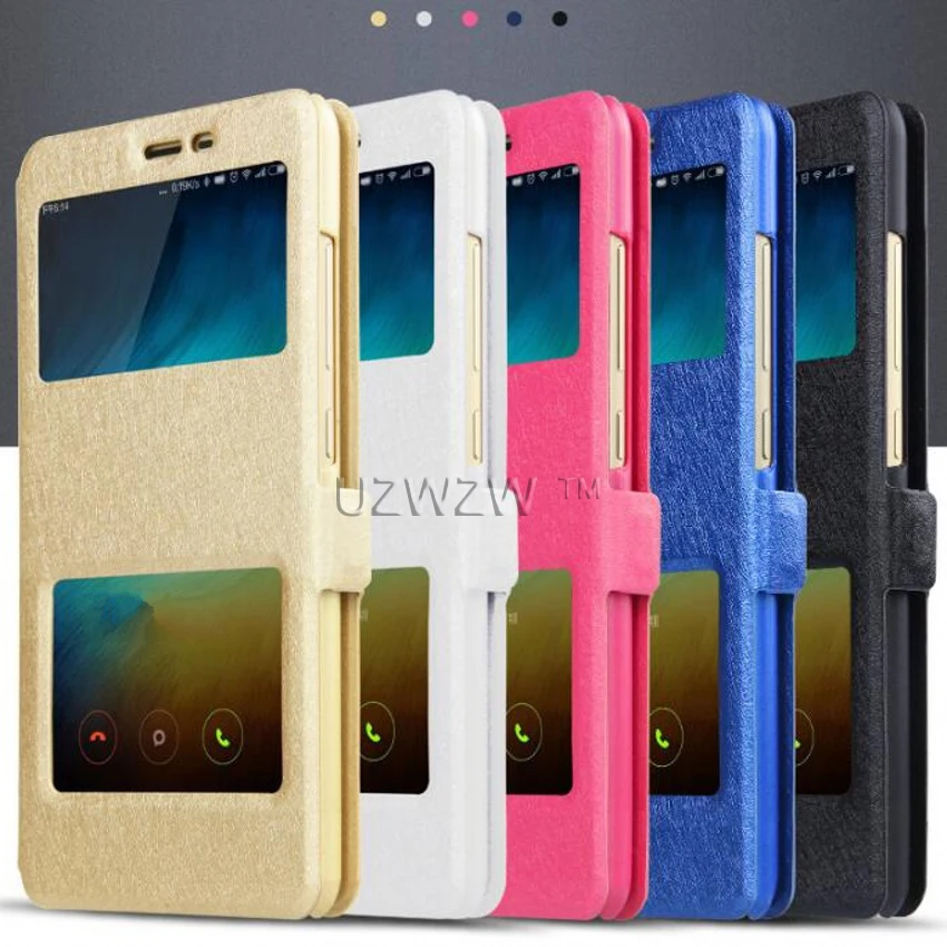 

Flip Leather Case For Xiaomi Redmi Note 3 Case Cover For Xiaomi Redmi Note 3 Pro Business Smart Window View Case