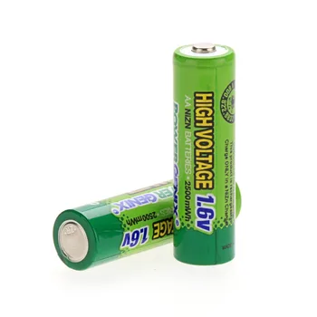 

Economical 8 PCS 2500 mwh 1.6V AA 2 A Ni-Zn Rechargeable Battery