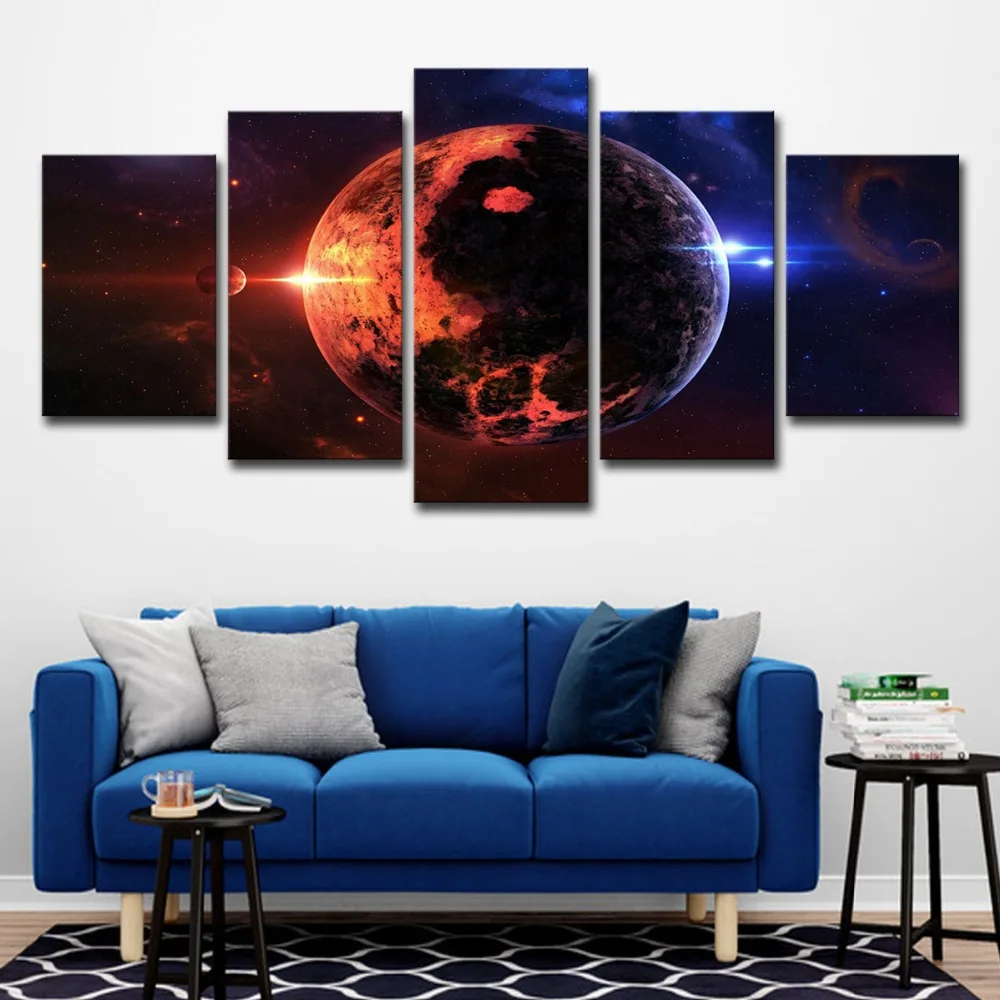 5P2267-HD Printed Space wide planet Painting Canvas Print room decor print poster picture canvas Free shipping (12) 