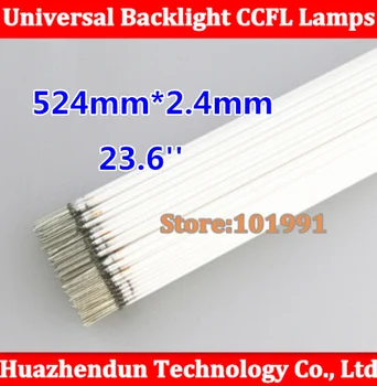 

200PCS/LOT Universal 23.6inch Backlight CCFL Lamps 524mm*2.4mm for LCD Monitor Screen 524 mm