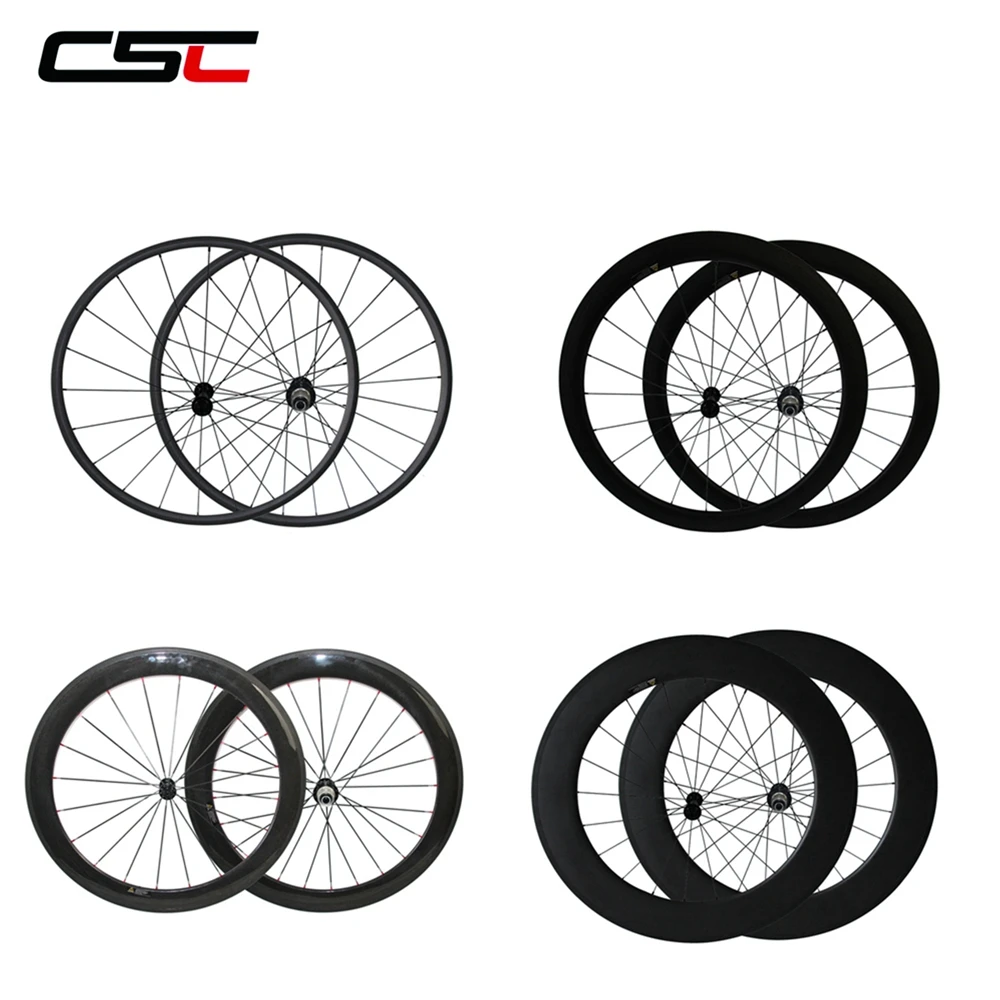 

Super Light Carbon Road Wheels 38mm 50mm 60mm 88mm Clincher Tubular Road Bike Carbon Wheelset Ceramic Bearings Or Straight Pull