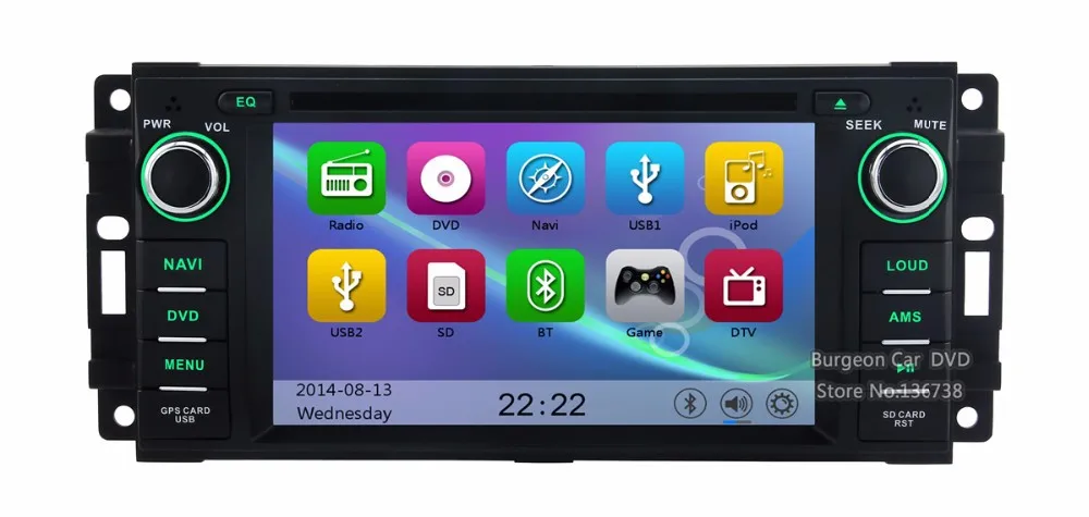 Excellent Touch Screen Car DVD Player For Jeep Commander Grand Cherokee Compass Wrangler Unlimited DODGE Caliber Radio Ipod GPS Navigation 24 Excellent Touch Screen Car DVD Player For Jeep Commander Grand Cherokee Compass Wrangler Unlimited DODGE Caliber Radio Ipod GPS Navigation 24