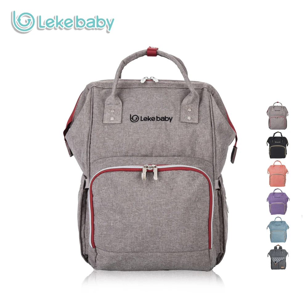 Lekebaby Baby Nappy Changng Bag Messenger Bag Wth Changng Mat For