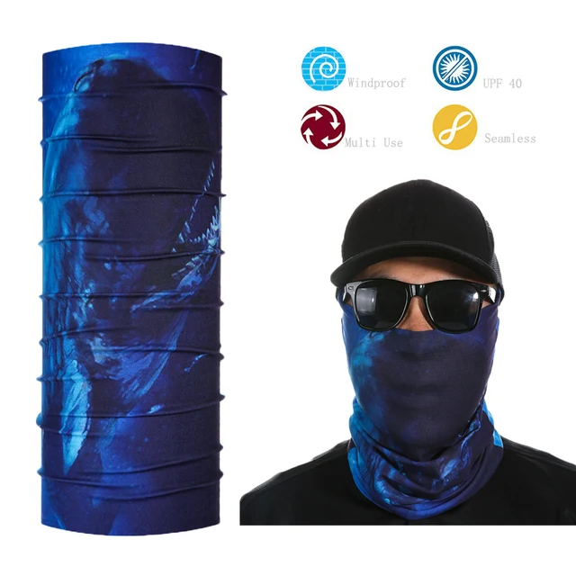 Bandana Face UV Shield Mask Headwear Biker Neck Tube Head Scarfin Men