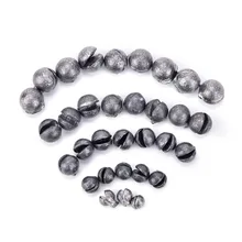 5 стилей для рыбалки на карпа, твердый овальный 100 шт./пакет раскол привести медное грузило Соблазнительные аксессуары