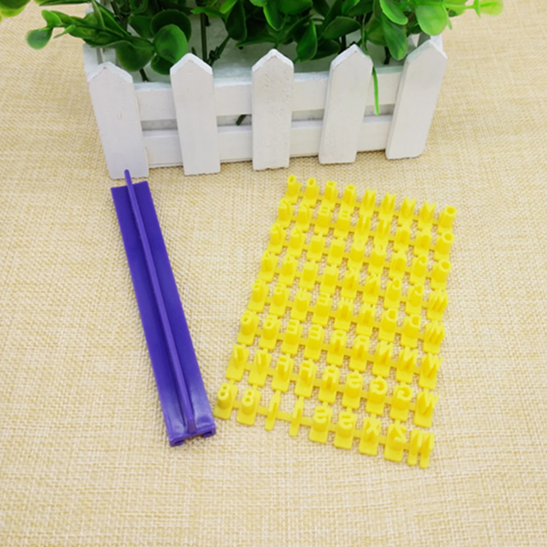 

Good DIY Alphabet Cake Mould Letter Impress Biscuit Cookie Cutter Press Stamp Embosser Fondant Mold
