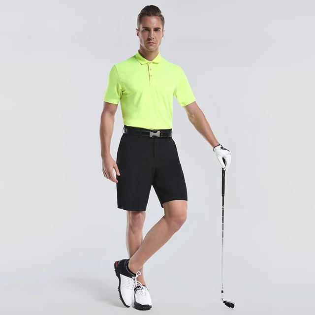 Men Golf T Shirts Sportswear Short Sleeve Golf T Shirt Shorts Suit 4