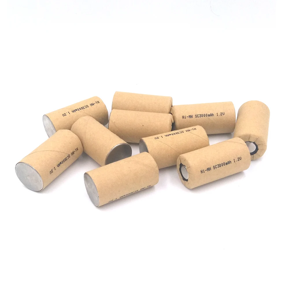 Никель металлогидридный аккумулятор SC3000mAh 10 шт NIMH SC3.0Ah аккумуляторная батарея