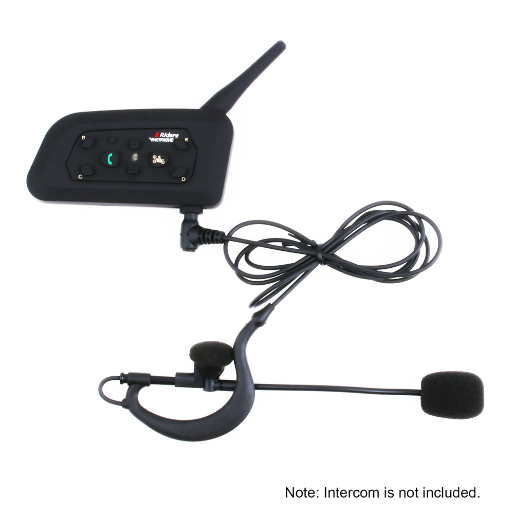 

3.5mm Referee Headset Earhook Intercom Headphones for V4 V6 Accessories