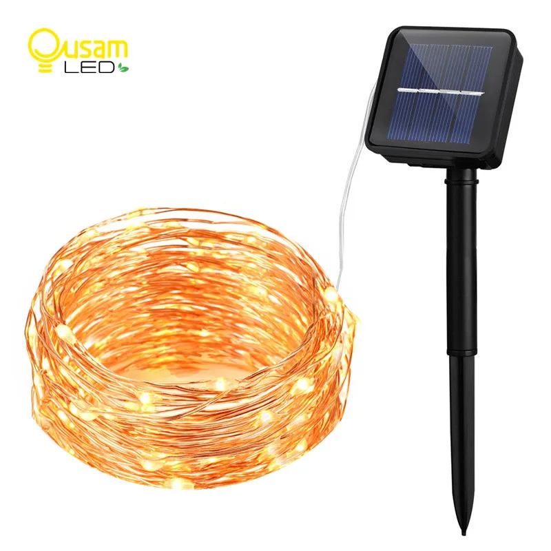 

10M 100 LED Solar String Fairy Lights Premium Quality Waterproof Christmas Solar Power 2Modes Solar Lights For Garden Decoration