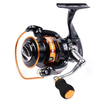 

Dragonpad 7 Axis Metal Fishing Wheel with Metal Line Cup 5.5:1 Speed Ratio 1000-6000 Series Aluminum Bait Casting Spinning Reel