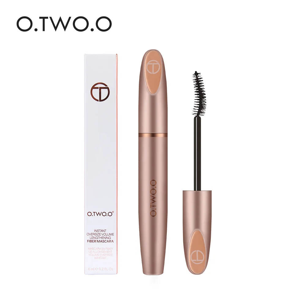 

O.TWO.O Eye Makeup Fiber Mascara Thick and long lasting waterproof and moisturizing is not blooming makeup