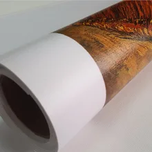 380gsm 3"* 18 м эко растворитель глянцевая поверхность полиэстер и смесь хлопка печать маслянная на холсте