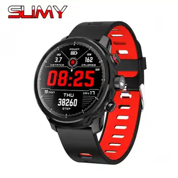 

Slimy L5 Smart Watch 1.3 Inch Color Screen Wristwatch with Heart Rate Monitor IP68 Waterproof Swim Sports Bluetooth Smartwatch