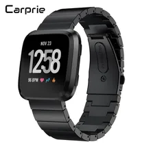 CARPRIE Высокое качество роскошный ремешок из нержавеющей стали ремешок Браслет замена для Fitbit Versa Прямая mar22