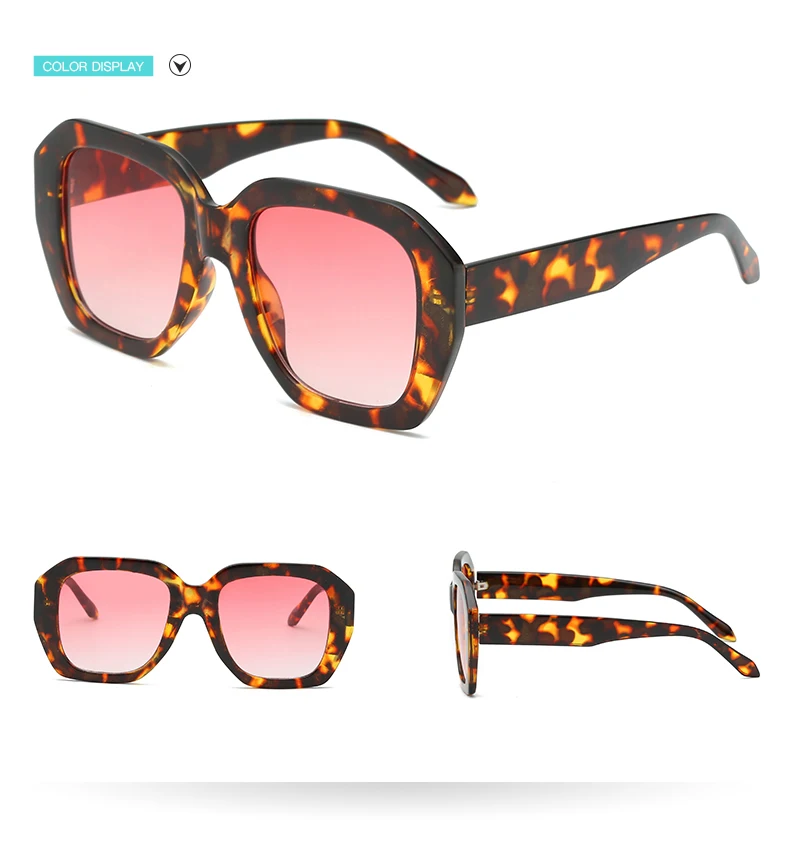 Longkeader винтажные негабаритные Солнцезащитные очки женские Ретро стимпанк солнцезащитные очки большие градиентные линзы женские Gafas Shades de sol UV400