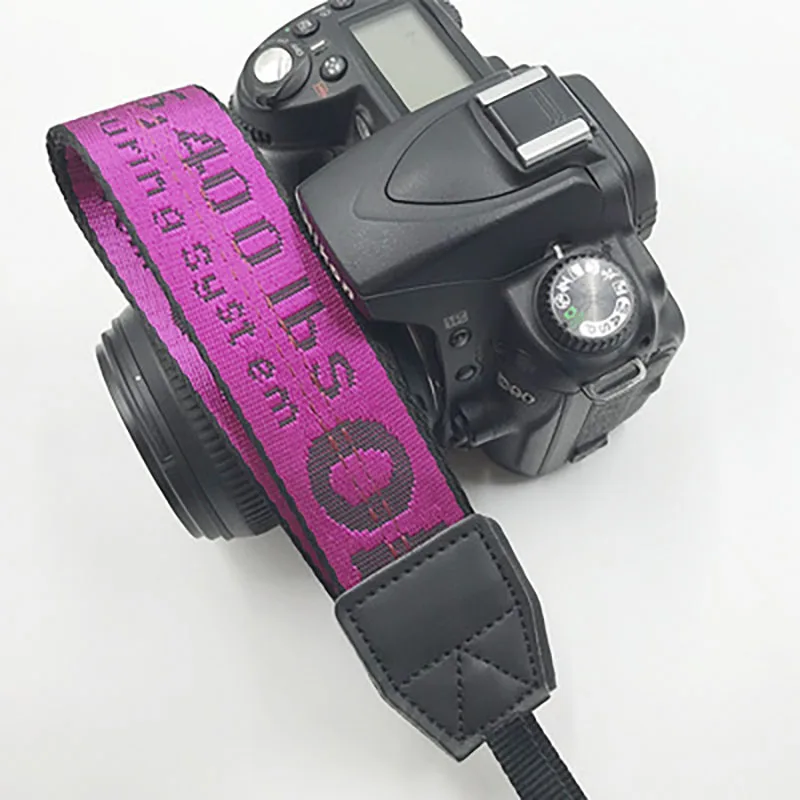 Ремешок для SLR камеры с белым неопреновым ремешком на шею для Canon Nikon Pentax sony фужи Олимпус красочный Off-White ремешок для камеры - Цвет: Оливковый