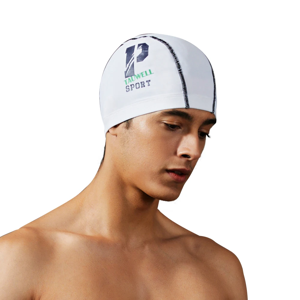 Мужская шапочка для купания, 3D эргономичный дизайн, шапочка для плавания, длинные волосы, короткие волосы, для взрослых, шапочка для плавания с большой эластичностью, защита для ушей