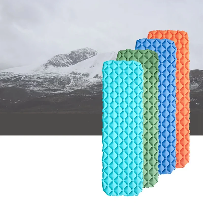 مرتبة هوائية سرير قابل للنفخ ل خيمة المحمولة خفيفة وسادة النوم سرير هوائي رطوبة سادة للماء في الهواء الطلق التخييم حصيرة