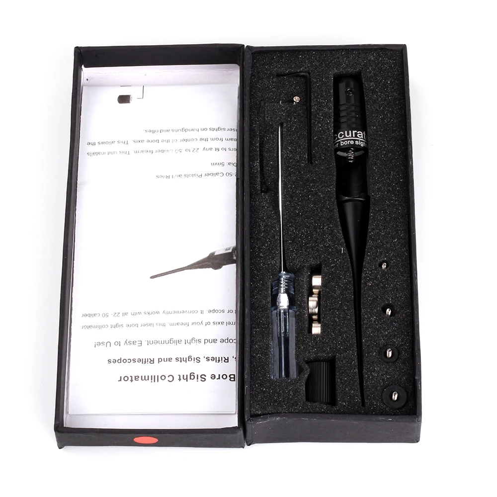 ohhunt Hunting Red Laser Boresighter Kits Red Green Dot Bore Sight for Shooting .22 to .50 Caliber Riflescope Scope  (2)