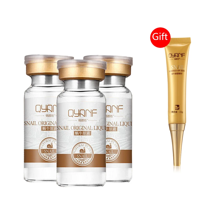 

Buy 3 Get 1 Gift Snail Serum Original Essence Whitening Hydrating Remove Dark Circles Eye Bags Moisturizing Anti-Aging Cream