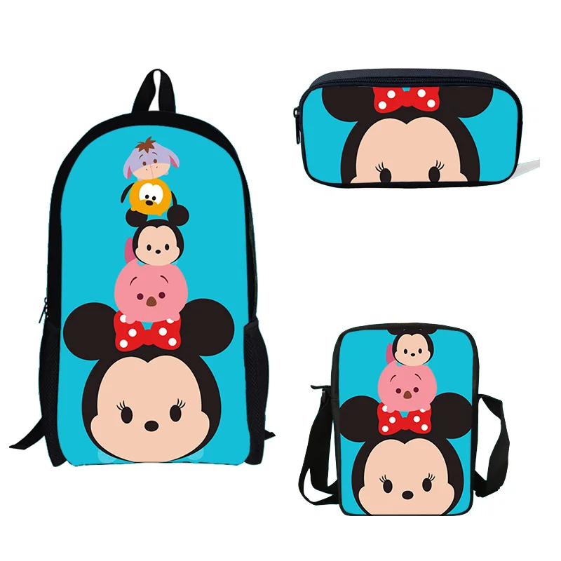 

2019 Cartoon TSUM Funny Backpacks Children Bookbag Boys School Bag Mochila Girls Daily Shoulder Set Pencil Croobody Custom