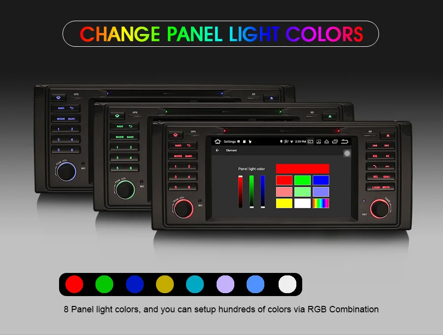 Clearance Erisin ES7339B 2 din Android 8.0 Octa Core 4GB RAM Car DVD GPS DAB for BMW 5er E39 E53 X5 M5 GPS Radio BT 6