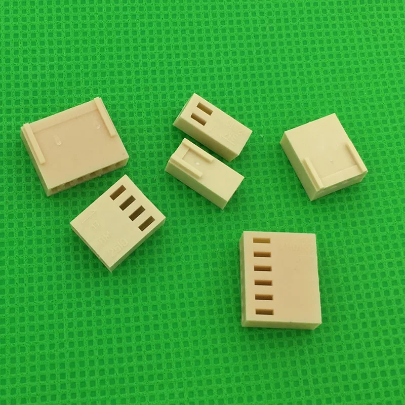 50pcs female material KF2510 Connector Leads Header Housing 2 54mm connector KF2510 y Free shipping