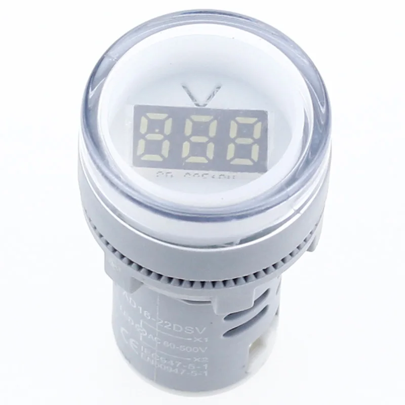 22mm LED Digital Display Gauge Volt Voltage Meter Indicator Signal Lamp Voltmeter Lights Tester Combo Measuring Range 60-500V AC 22mm LED Digital Display Gauge Volt Voltage Meter Indicator Signal Lamp Voltmeter Lights Tester Combo Measuring Range 60-500V AC